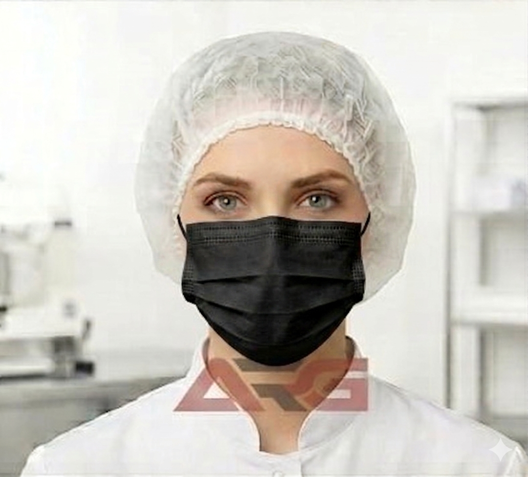 Siyah Cerrahi Maske | İzmir, Balıkesir & Ege Toptan Maske Üreticisi